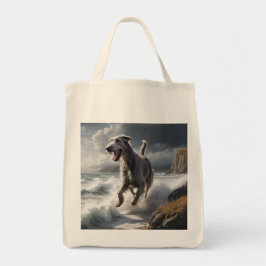 Bolsa Tote Irish Wolfhound Elegant Grocery Tote Bag