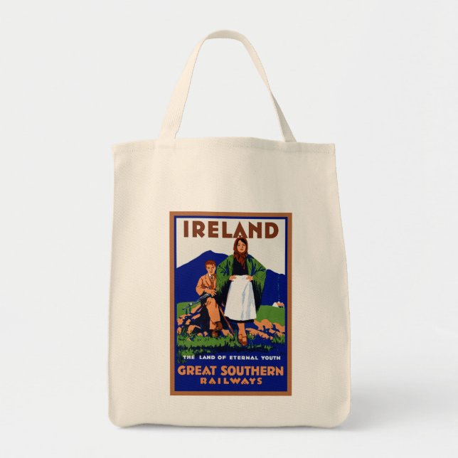 Bolsa Tote Irlanda ~ A Terra da Juventude Eterna (Frente)