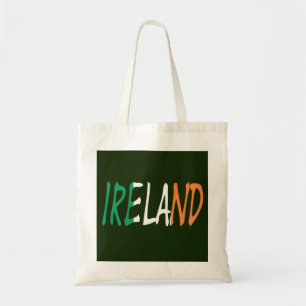 Bolsa Tote Irlanda sobreposta à Irish Flag bagbtcn