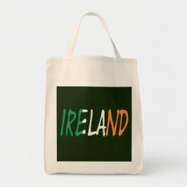 Bolsa Tote Irlanda sobreposta à Irish Flag gtcnt