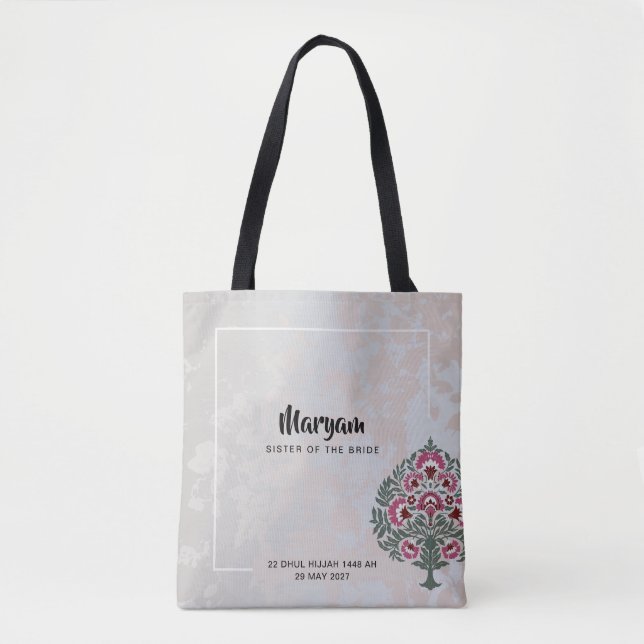 Bolsa Tote Irmã da Noiva – Presente Personalizado (Frente)