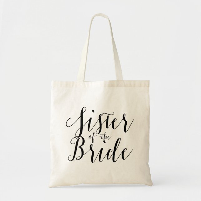 Bolsa Tote Irmã do casamento da noiva (Frente)