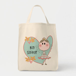 Bolsa Tote Irmã Grande Princesa do Coração Azul
