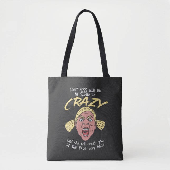 Bolsa Tote Irmã Louca (Frente)