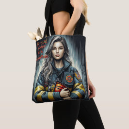 Bolsa Tote Irmã Orgulhosa De Uma Robótica FogoFighter