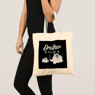 Bolsa Tote Irmão Ser Chá de fraldas Elefante Presente Para 