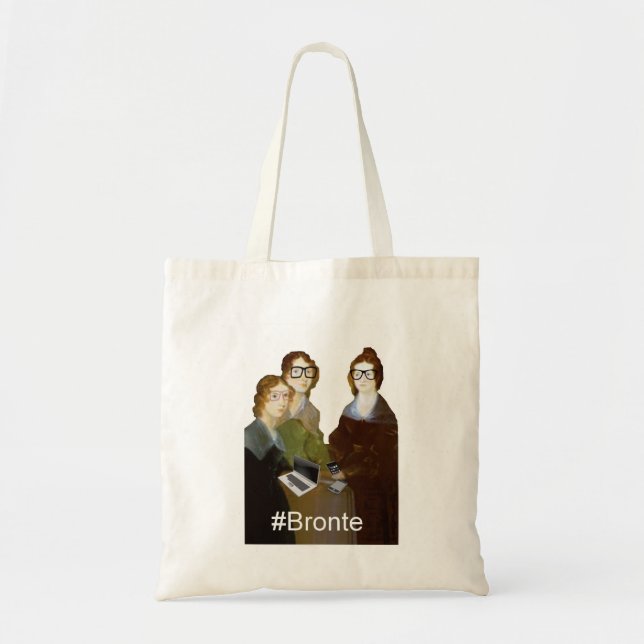 Bolsa Tote Irmãs de Bronte do hipster (Frente)