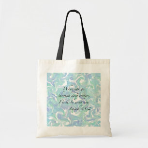 Bolsa Tote Isaiah 43:2 Quando você for... Tote Bag