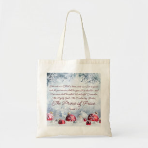 Bolsa Tote Isaiah 9:6 Para nós uma Criança é Natal Nascer