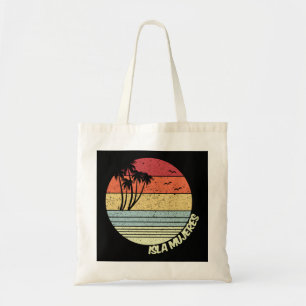Bolsa Tote Isla Mujeres Mexico Beach Vacation Souvenir