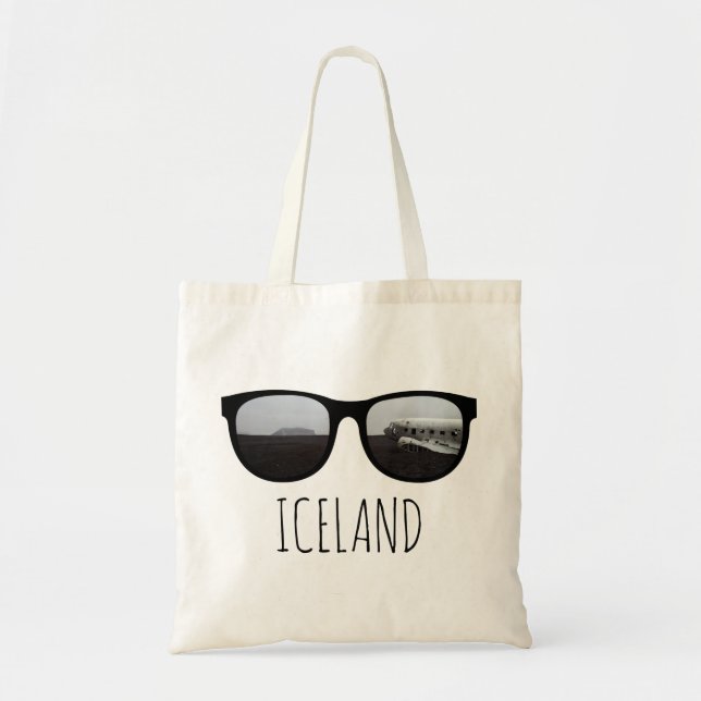 Bolsa Tote Islândia Tote Bag: Sólheimasandur (Frente)