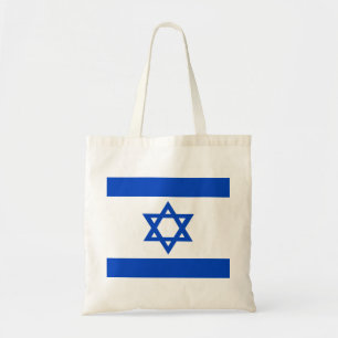 Bolsa Tote Israel bandeira azul Estrela de David
