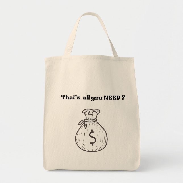 Bolsa Tote Isso é tudo que você precisa de tote bag (Frente)