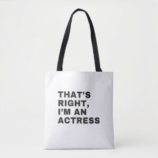 BOLSA TOTE ISSO, EU SOU UMA ATRIZ