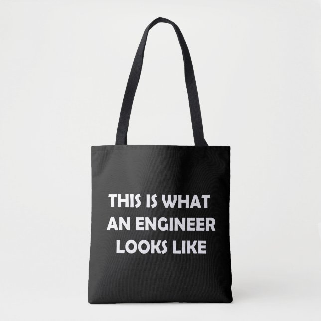 Bolsa Tote Isto é o que parece um Engenheiro (Frente)