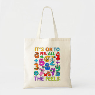 Bolsa Tote It Is Ok To Feel All The Feels Math Tote Bag