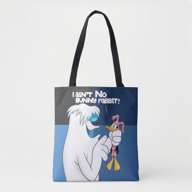 Bolsa Tote "I't No Bunny Rabbit" Hugo & DAFFY DUCK™ (Frente)