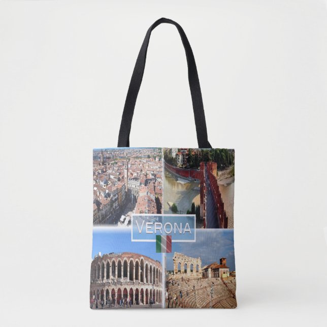 Bolsa Tote IT Verona - Ponte Internamente de Castelvecchio (Frente)