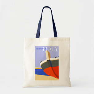 Bolsa Tote Itália Retro Vintage - Poster de viagens italiano