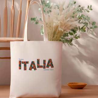 Bolsa Tote Italia Tomato Summer Italy Girls Trip