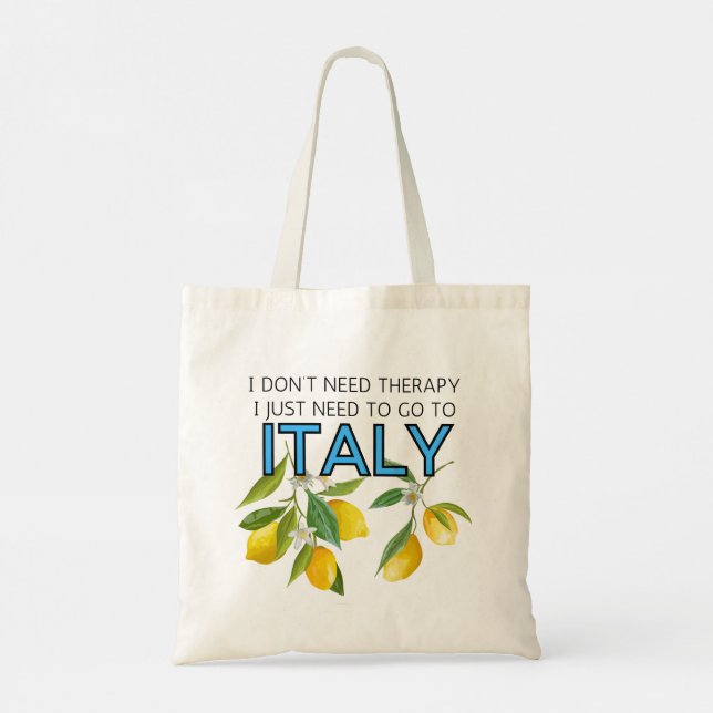 Bolsa Tote Itália Tote Bag, (Verso)