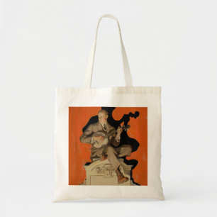 Bolsa Tote J.C. Leyendecker Tocador de Banjo 1920 Arte Deco A
