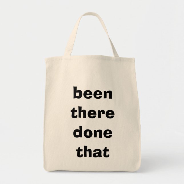 Bolsa Tote "Já lá estava feito isso" (Frente)