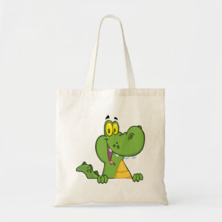 Bolsa Tote Jacaré ou crocodilo sobre um sinal