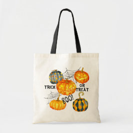 Bolsa Tote Jack O Lanterns Halloween Trick ou Treino