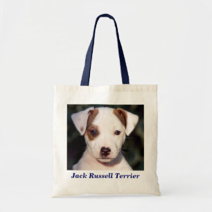 Bolsa Tote Jack Russell Terrier Cachorro Canvas de Cachorro S