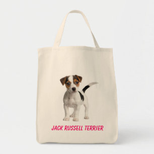 Bolsa Tote Jack Russell Terrier Cão Cachorro Cachorro Sapo