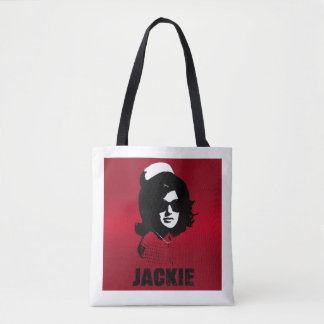Bolsa Tote Jackie Kennedy - Estilo Revolucionário Gráfico