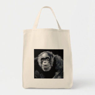 Bolsa Tote "Jacob" Chimpanzee Tote Bag