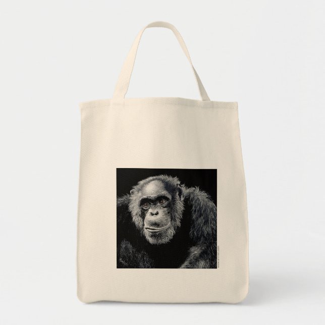 Bolsa Tote "Jacob" Chimpanzee Tote Bag (Frente)