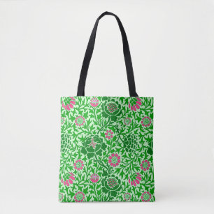 Bolsa Tote Jacobean Floral, Emerald e Verde limão