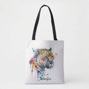 Bolsa Tote Jaguar Watercolor