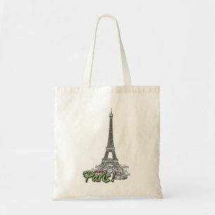 Bolsa Tote J'aime Paris! Saco