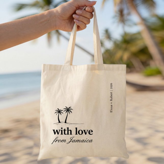 Bolsa Tote Jamaica Add Your Destination Wedding Welcome (Criador carregado)