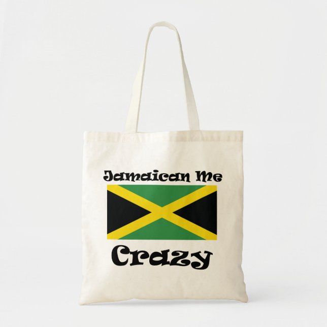 Bolsa Tote Jamaicano mim sacola louca (Frente)