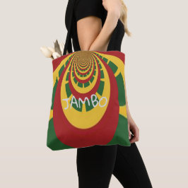 Bolsa Tote Jambo Hakuna Matata Jamaica Rasta Colors Shouder