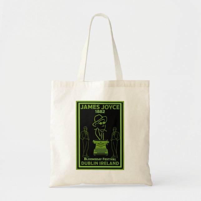 Bolsa Tote James Joyce Dublin Irlanda (Frente)