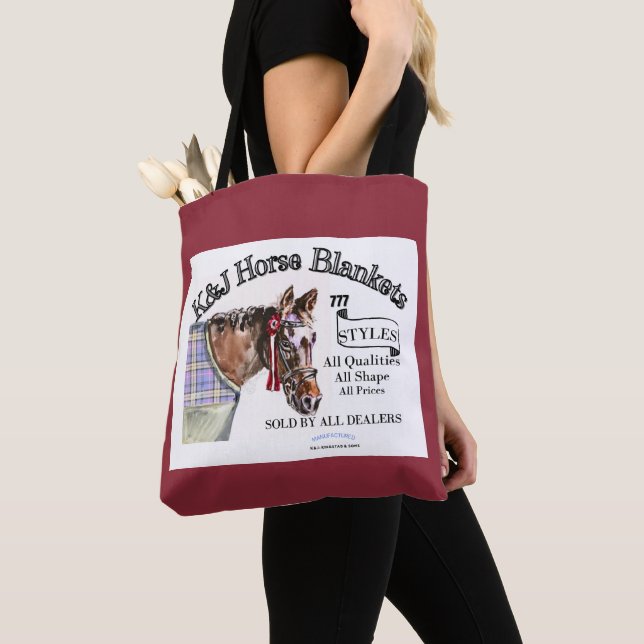 Bolsa Tote Jamie K&J Blanket adicionar pintura (Close Up)