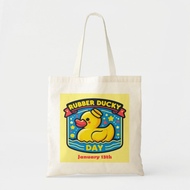Bolsa Tote Jan 13 - Rubber Ducky Day (Frente)