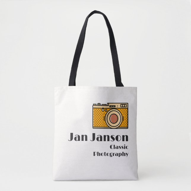 Bolsa Tote Jan Janson Classic Photografia (ou seu nome) (Frente)