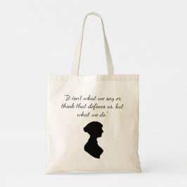 Bolsa Tote Jane Austen: livros e citação Tote Bag