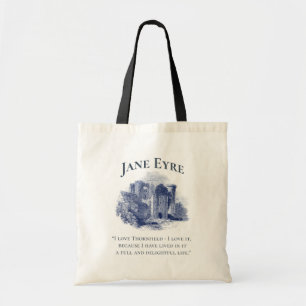 Bolsa Tote Jane Eyre - I Love Thornfield - Castle
