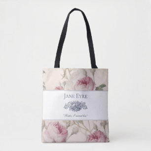 Bolsa Tote Jane Eyre - Leitor Que Eu Casei Com Ele - Doves Fl