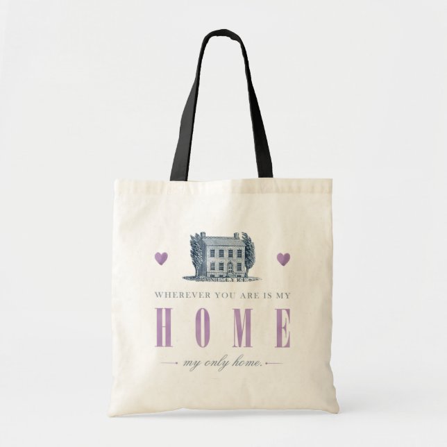 Bolsa Tote Jane Eyre - Minha Única Casa - Casa (Frente)