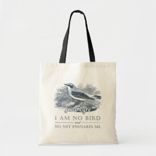 Bolsa Tote Jane Eyre - Não Sou Pássaro - Pássaro Vintage