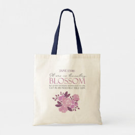Bolsa Tote Jane Eyre - Sem Flor Transitório - Rosas Rosa